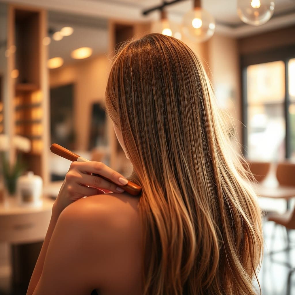 Botox capilar com brilho e maciez no salão Biia Souza, Ilha de Itaparica